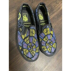 VANS x Nightmare Before Christmas Disney Glow Slip-On Sneakers Men 4 Women 5.5